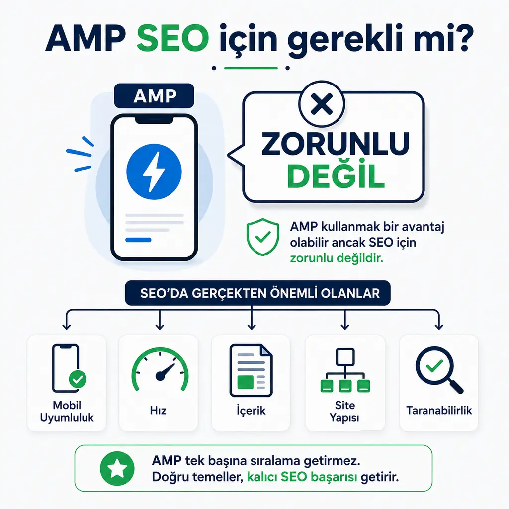 amp'nin seo için gerekli olup olmadığını gösteren görsel
