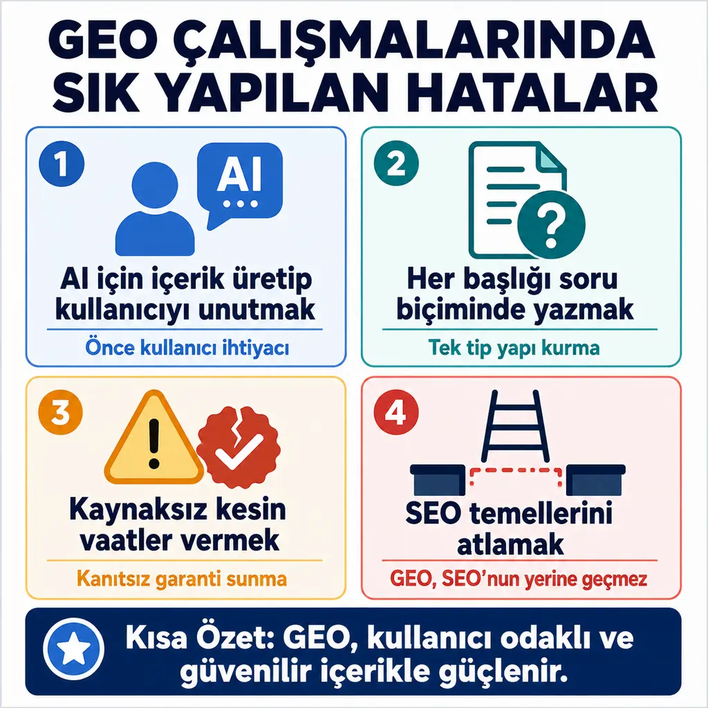 geo çalışmalarında yapılmaması gerekenler